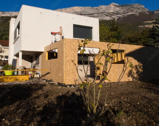 extension maison en bois